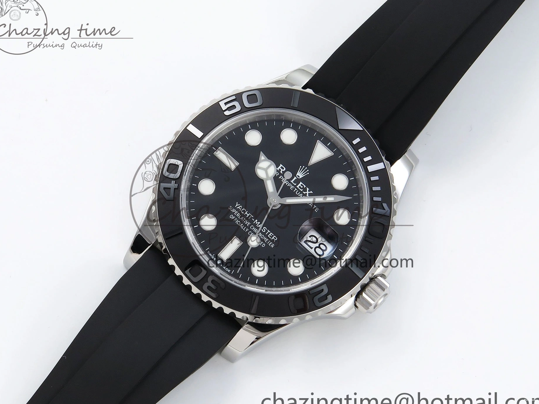 MiroTime 0524 Cozy Yacht-Master 42mm 226659 TEDF 1:1 Best Edition 3D Black Ceramic Bezel on Oysterflex Strap VS3235 (Gain Weight) 1675